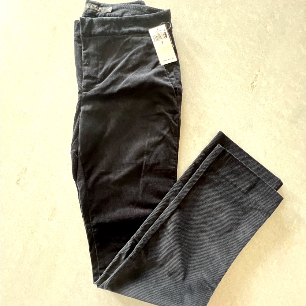 Ralph Lauren NWT Navy Cordoroy Pants - Size 4